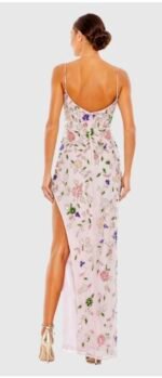 Mac Duggal Floral Embellished High Slit Sleeveless Gown 10893 Size 10 Dress NWT - Image 6