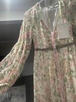 Mac Duggal 93788 Dress 4 Embellished Floral Faux Wrap A-Line Long Sleeves NWT - Image 8