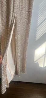 Mac Duggal 93678 Glitter Accented Fully Embellished Column Dress Nude Sz 6 - Image 10