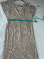 Mac Duggal 93678 Glitter Accented Fully Embellished Column Dress Nude Sz 6 - Image 12