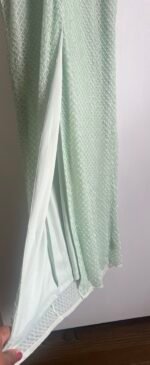 Mac Duggal 93994 Sage Green 4 Beaded Wrap Short Sleeve Formal Gown Maxi - Image 8