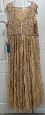 Mac Duggal 5445 CAP SLEEVE EMBELLISHED EVENING GOWN Size 18 - Image 7