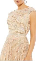 Mac Duggal 5445 CAP SLEEVE EMBELLISHED EVENING GOWN Size 18 - Image 3