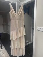 Mac Duggal #27046 Sequin Asymmetrical Ruffle Tiered Gown,  Size 10, NWT - Image 5