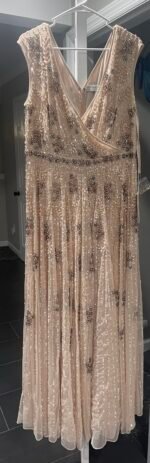 MAC DUGGAL 14 Embellished Wrap Cap Sleeve A-Line Gown 93575 NWT - Image 8