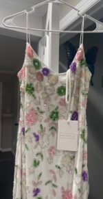 Mac Duggal Floral Embellished High Slit Sleeveless Gown 10893 Size 10 Dress NWT - Image 8