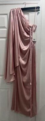 Ieena Duggal 68340  Sz 6 Bell Sleeve Asymmetrical dress - Image 5