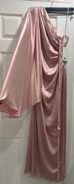 Ieena Duggal 68340  Sz 6 Bell Sleeve Asymmetrical dress - Image 6