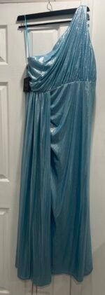 Ieena Duggal 68340  Sz 6 Bell Sleeve Asymmetrical dress - Image 6