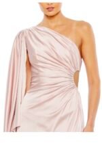 Ieena Duggal 68340  Sz 6 Bell Sleeve Asymmetrical dress - Image 3