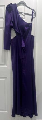 Mac Duggal PUFF ONE SLEEVE CUT OUT SIDE KNOT GOWN NWT - Image 5