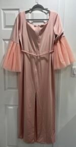 Mac Duggal 11233 Flounce Sleeve Square Neck Column Gown Size 16 NWT ROS - Image 6